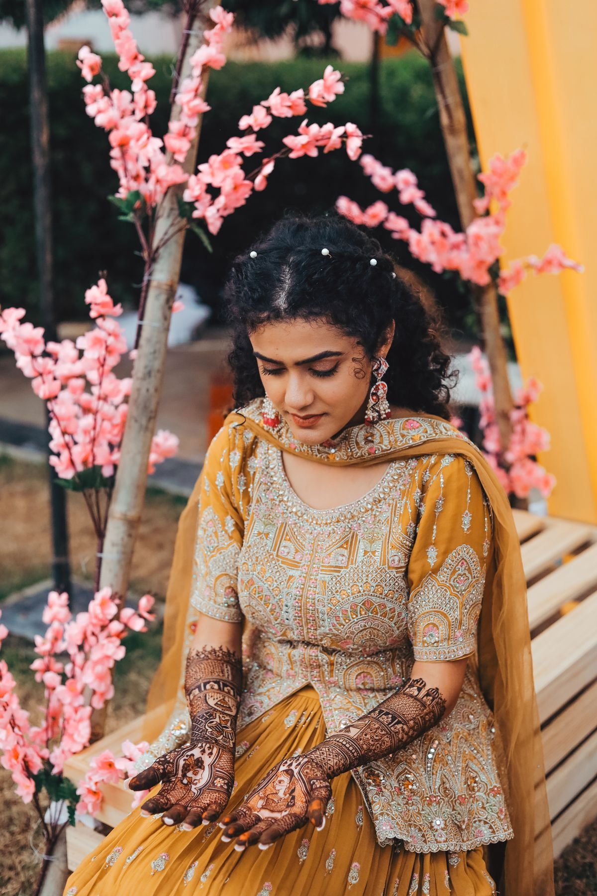 Baby shower mehndi design