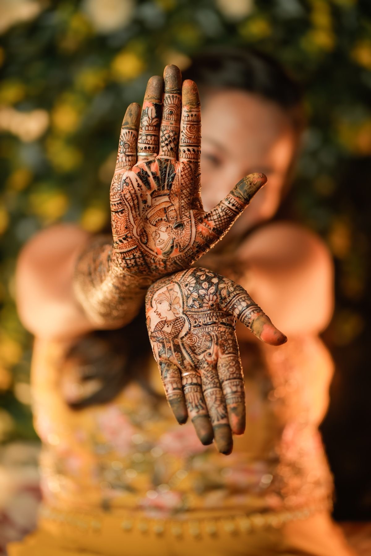 Engagement mehndi